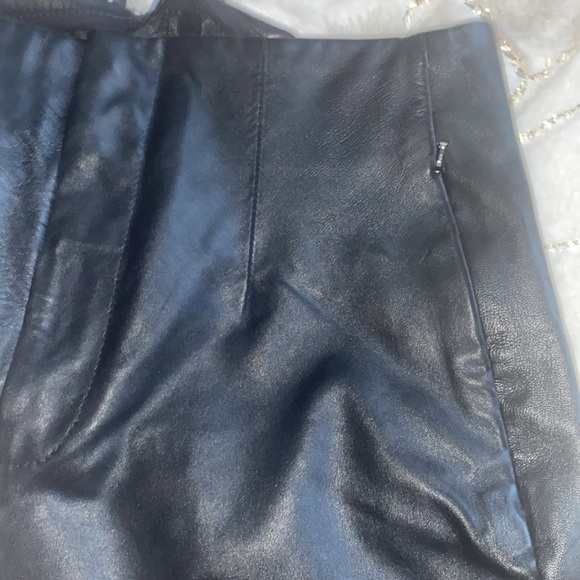 LAMARQUE ADELINE LEATHER JEANS - Picture 9 of 11